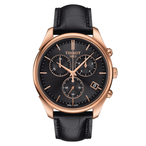 Tissot Vintage Chronograph 18k Gold / Black